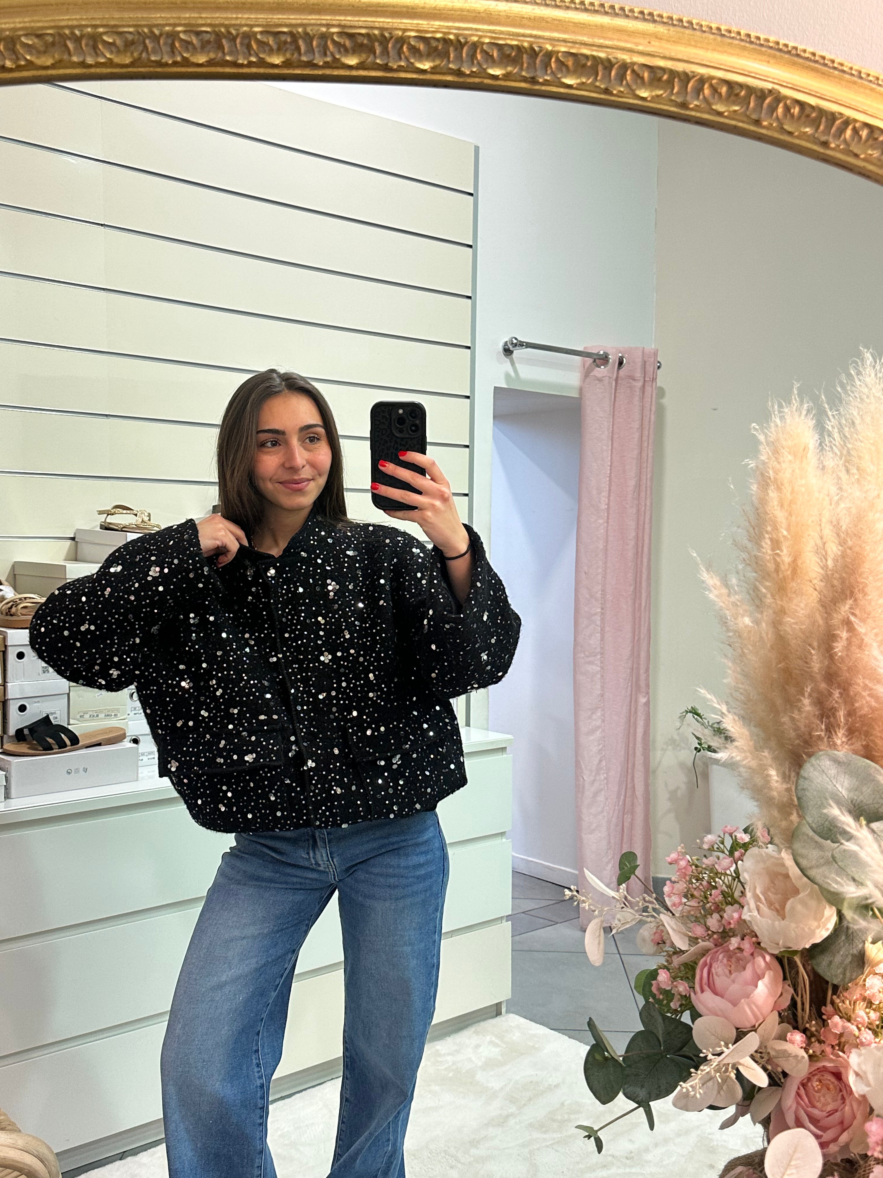 Veste à sequins