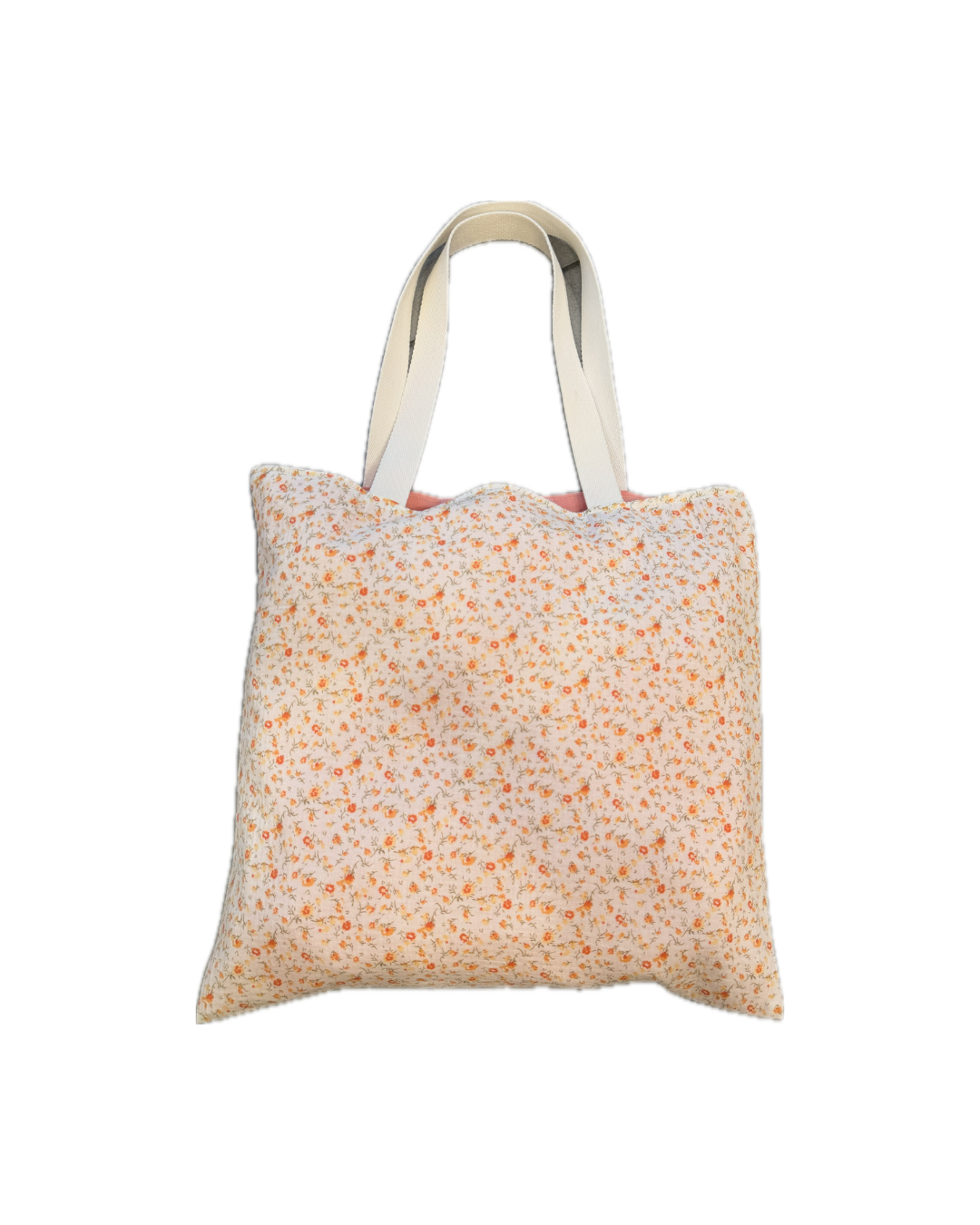 Tote bag fait main saumon